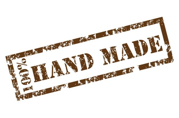 Надпись хенд мейд на прозрачном фоне