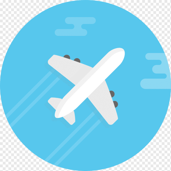 Самолет на прозрачном фоне