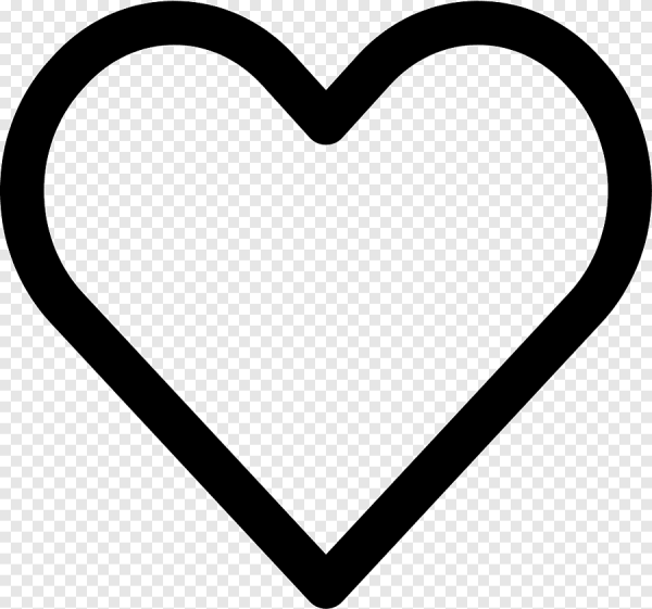 Сердце значок пустой