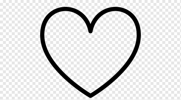 Сердце прозрачное символ