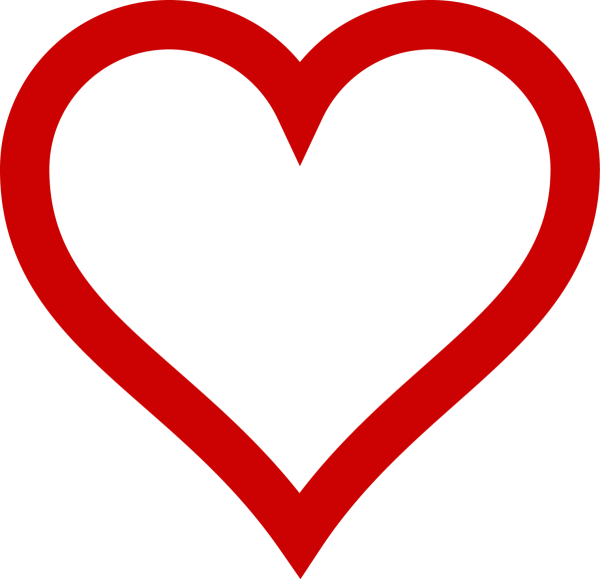 Белое сердечко