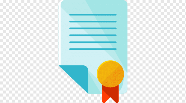 Значок грамоты прозрачный фон