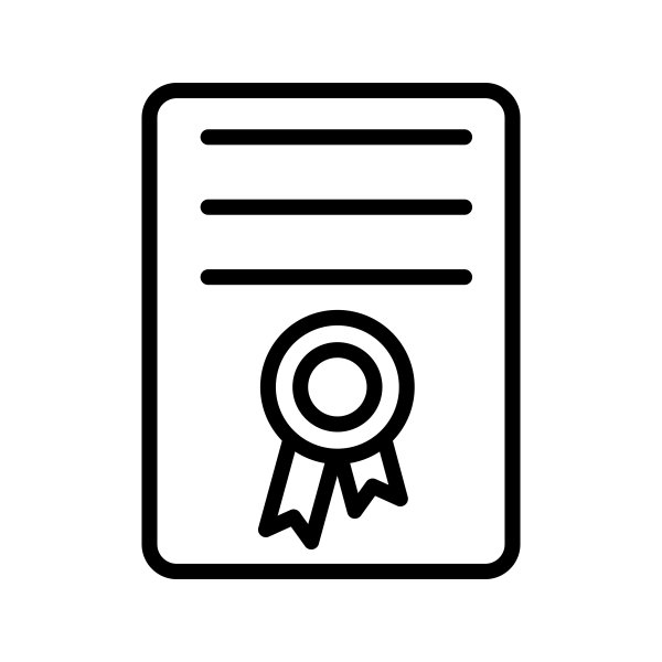 Сертификат пиктограмма