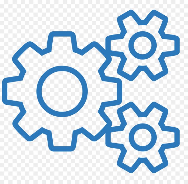 Шестеренка голубая