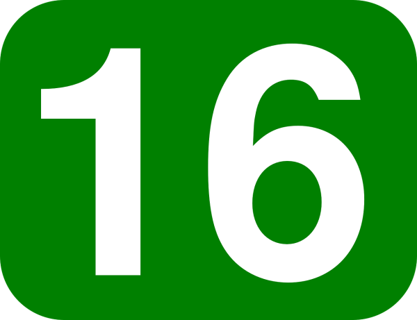 Число 16 картинка