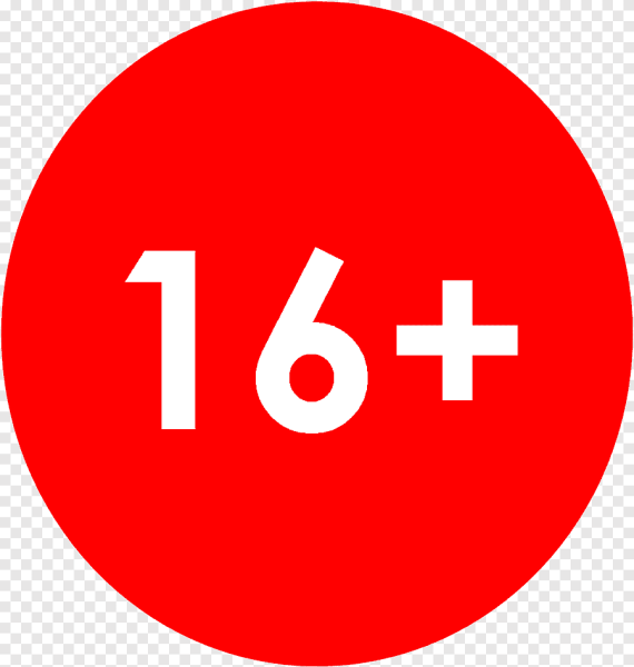 Значок 16 +