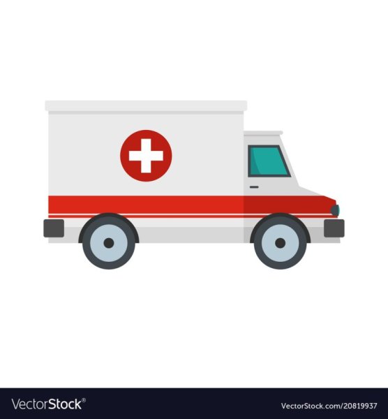 Машина скорой помощи вектор