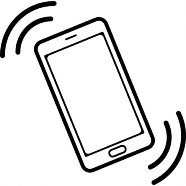 Нарисованный смартфон