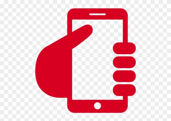 Телефон красный иконка мобильный