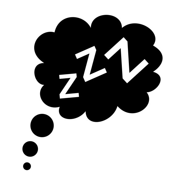 Значок вектор сон zzzz