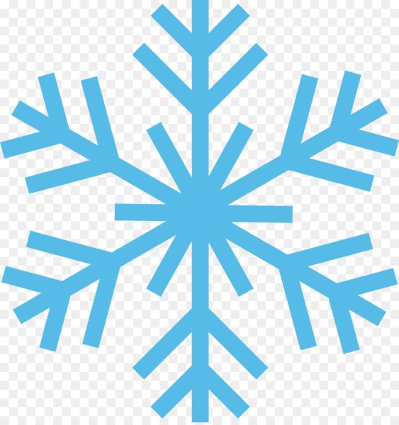 Иконка Снежинка на прозрачном фоне