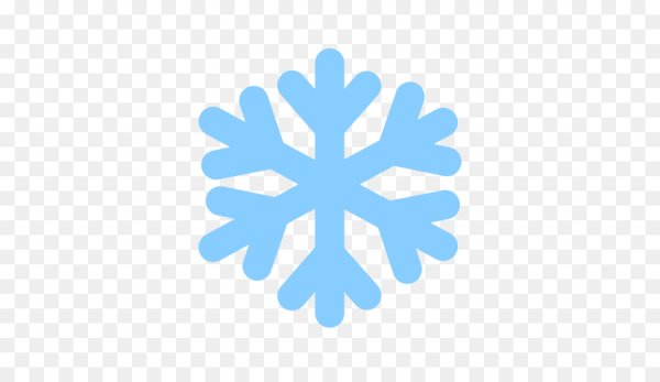 Эмодзи Снежинка