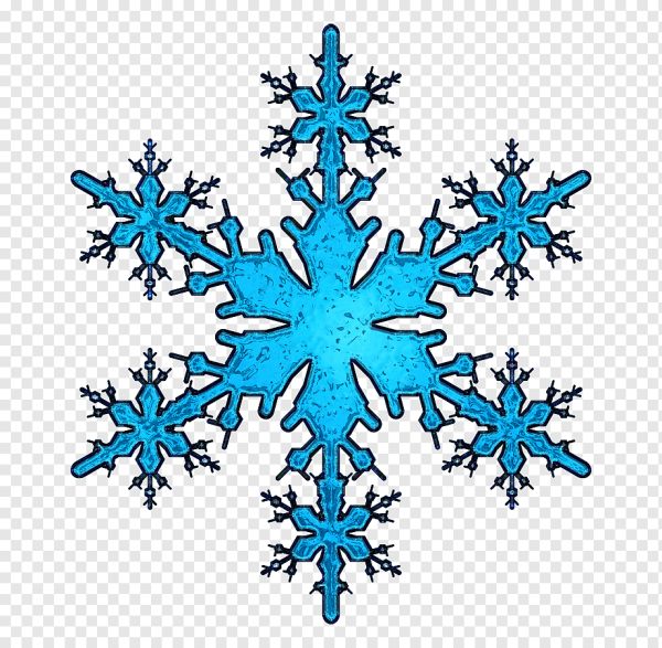 Снежинки без фона