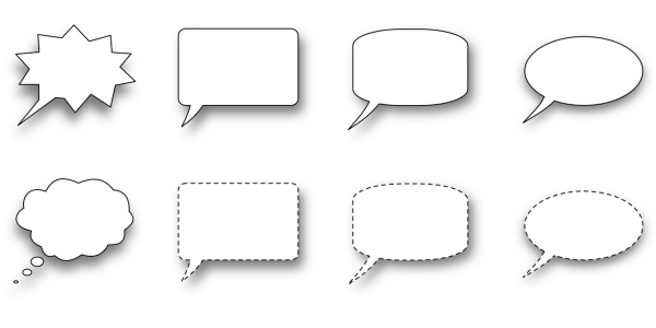 Стикер диалог