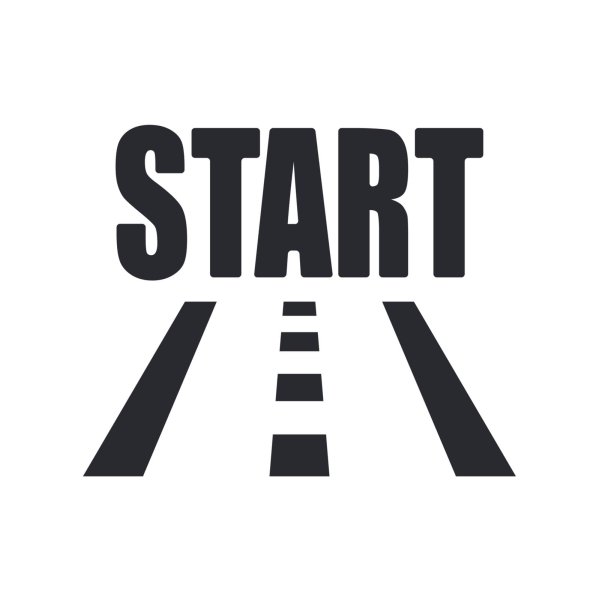 Start надпись