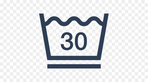 Пиктограмма стирка 30