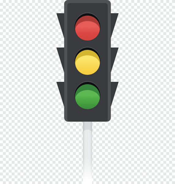 Светофор на прозрачном фоне