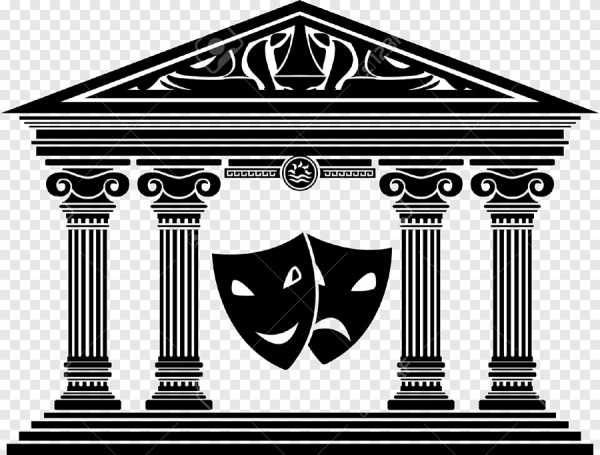 Силуэт здания театра