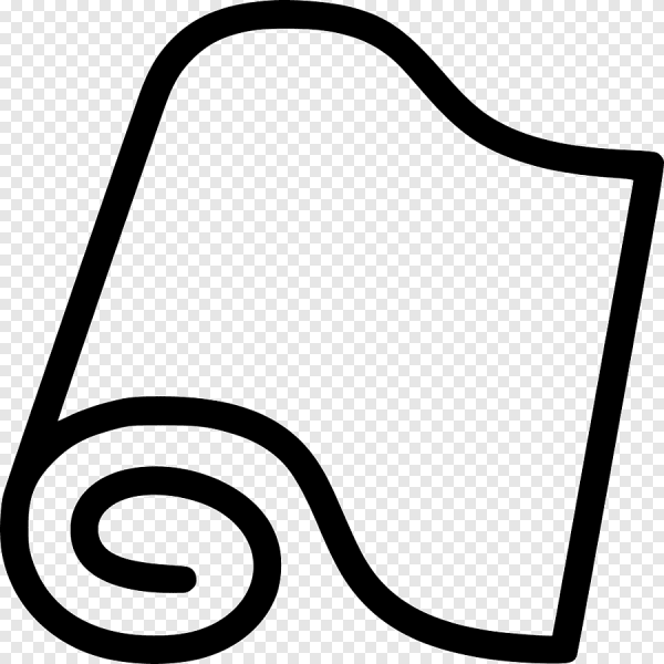 Рулон ткани символ