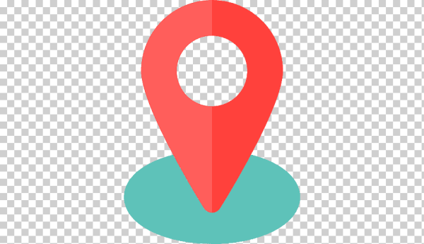Значок местоположения красный