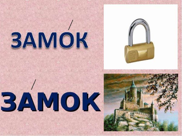 Ударение рисунок