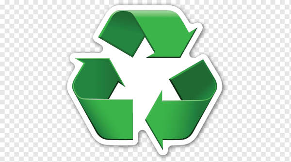 Значок переработки отходов без фона