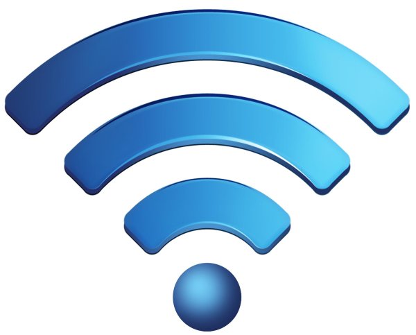 Значок вайфая на прозрачном фоне