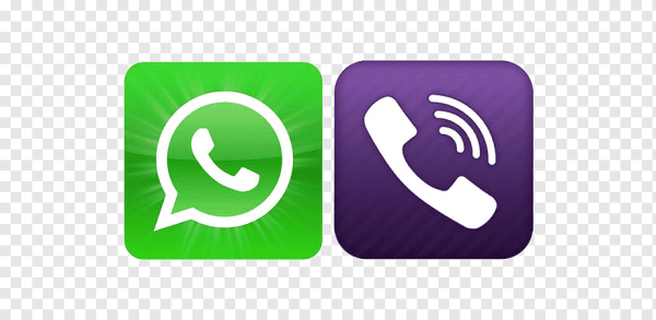 Значок Viber и WHATSAPP