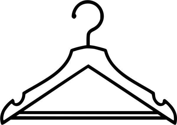 Плечики для одежды вектор