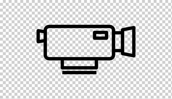 Фотоаппарат вид сбоку вектор