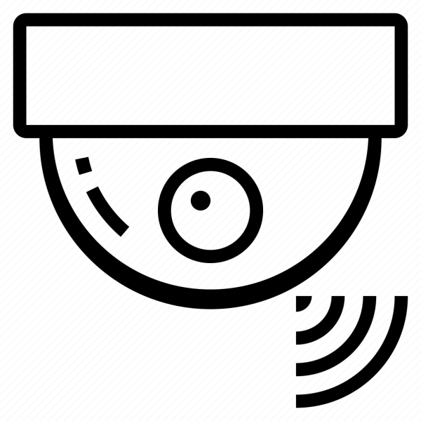 Значок камеры видеонаблюдения WIFI