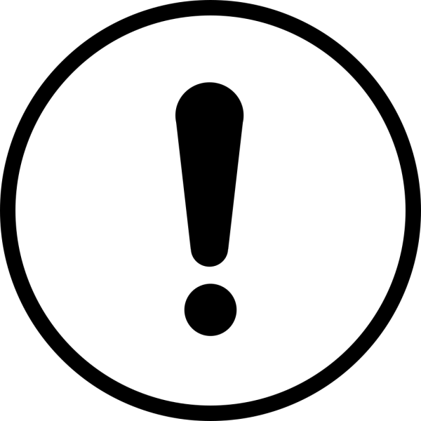 Значок восклицательный знак