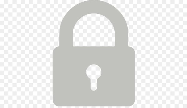 Серый значок замка