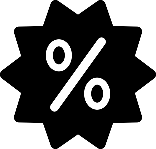 Значок скидки