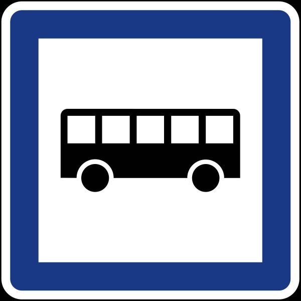 Знак автобусная остановка