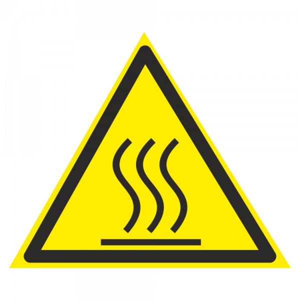 Знак безопасности молния 150х150х150мм