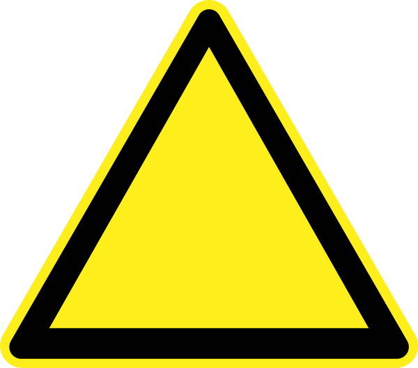 Знак желтый треугольник МЧС