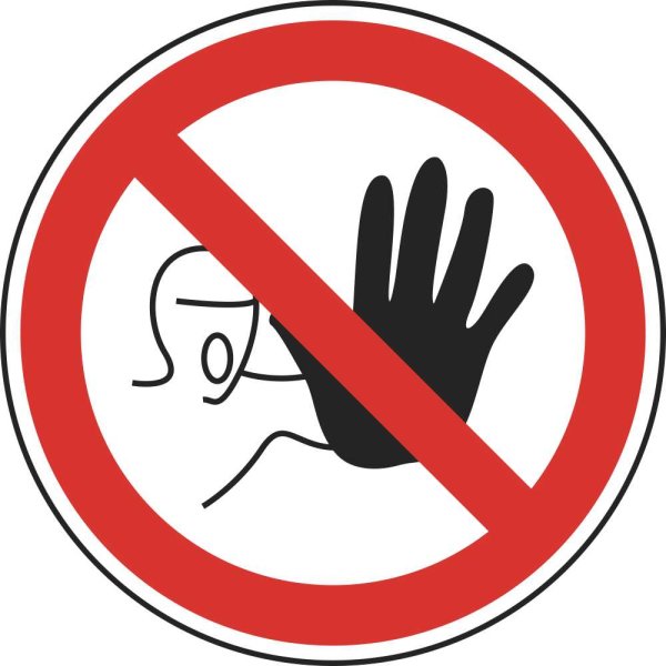 Табличка доступ посторонним запрещен р06