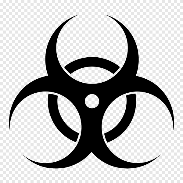Знак биологической опасности - биохазард