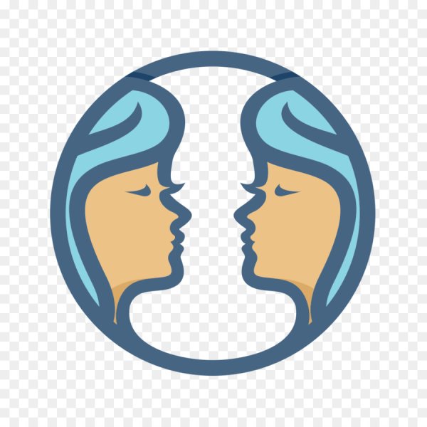 Близнецы на прозрачном фоне