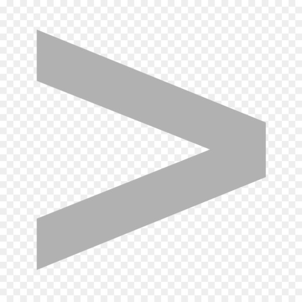 Знак больше