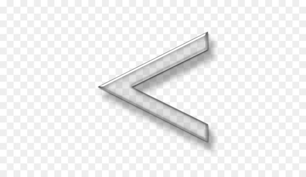 Знак больше без фона