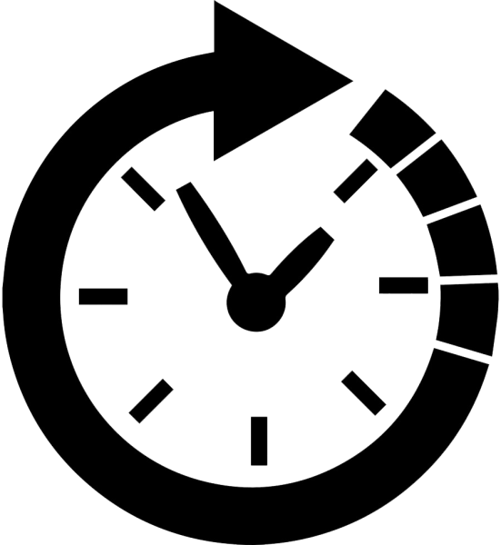 Значок часы