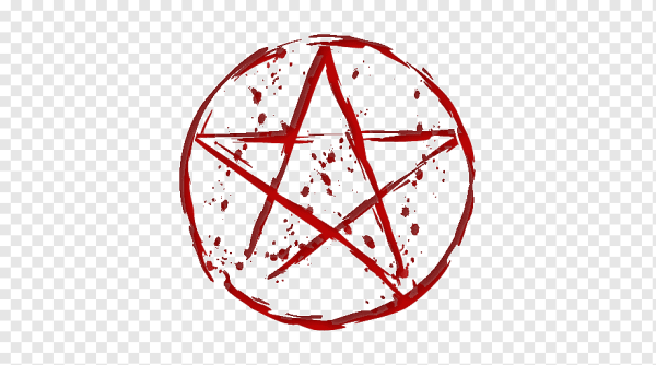 Пентаграмма на прозрачном фоне