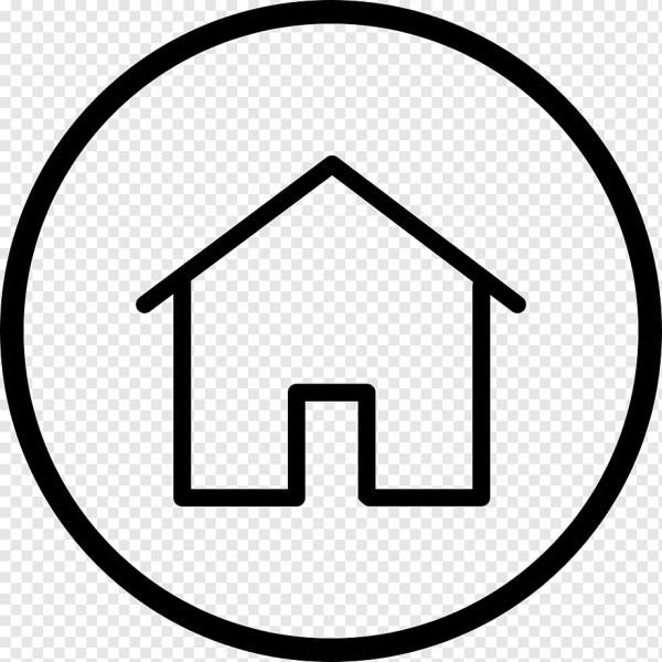 Значок домика для визитки