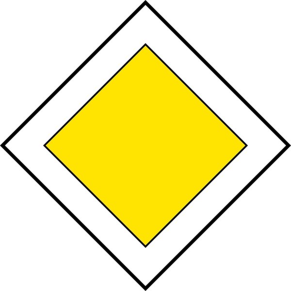 Дорожные знаки приоритета