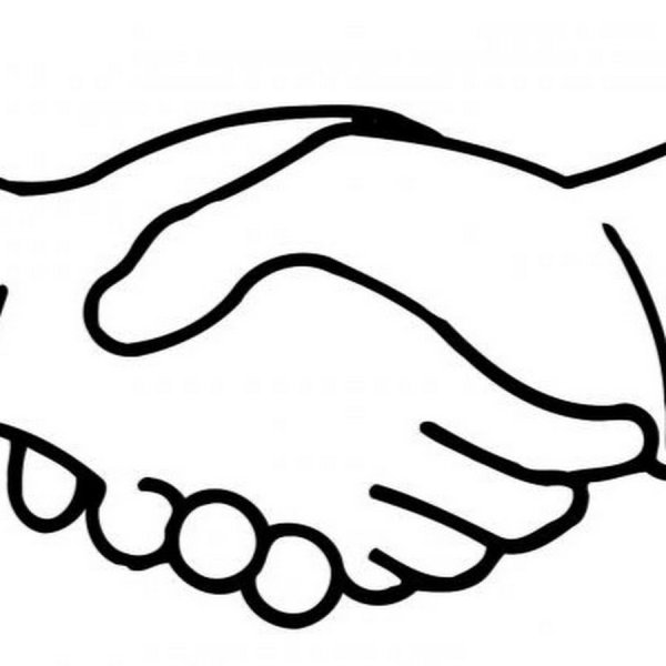 Рукопожатие рисунок