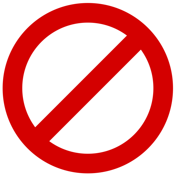 Запрещающие знаки