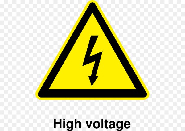 Знак электрическое напряжение