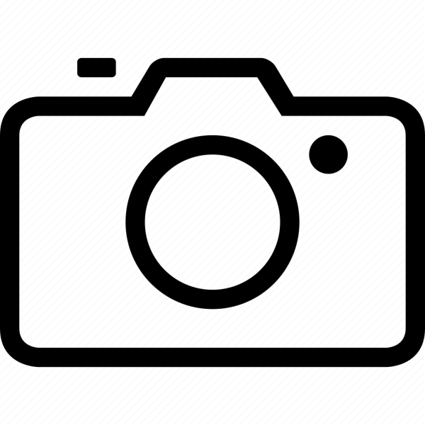 Значок фотоаппарата на белом фоне